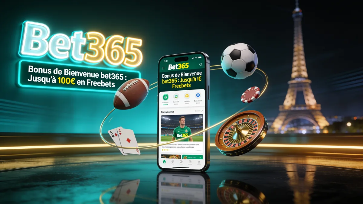 Bonus de Bienvenue bet365 : Jusqu'à 100€ en Freebets : guide bet365 pour les joueurs en France